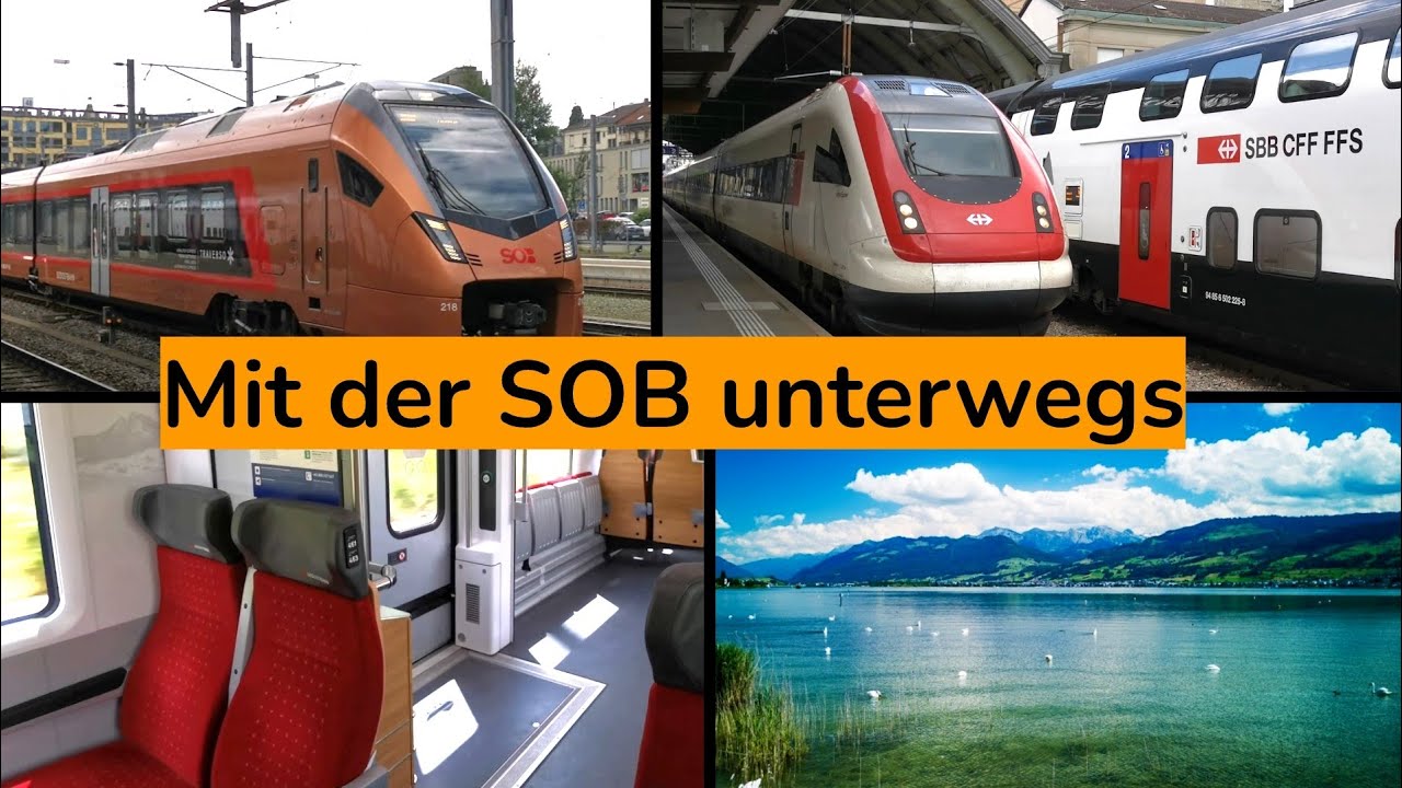 Mit dem Voralpen-Express von St. Gallen nach Rapperswil fahren