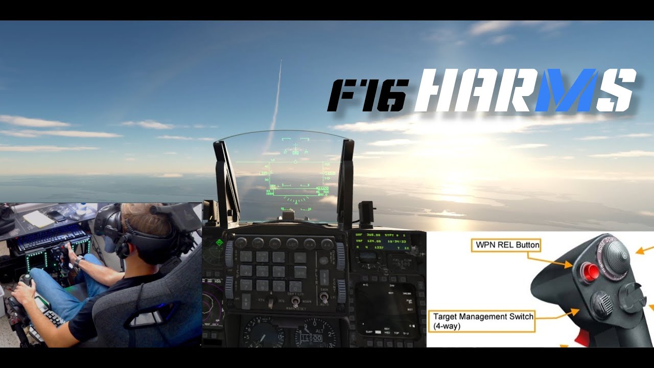 How to use HARM's in the F-16 | DCS