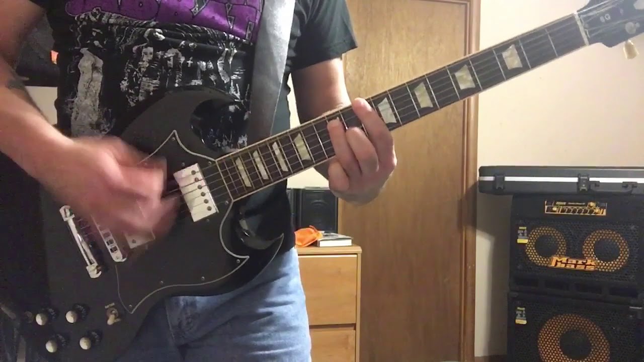 Black Sabbath Killing Yourself To Live guitar cover