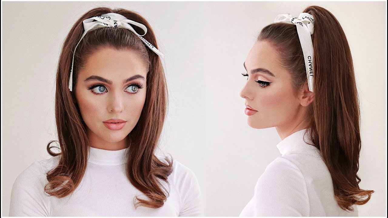 My 5 Minute Perky High Ponytail Tutorial! jackie wyers vintage hairstyles