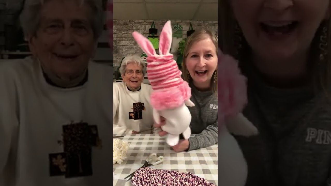 Pom Pom Bunny Beard Gnome