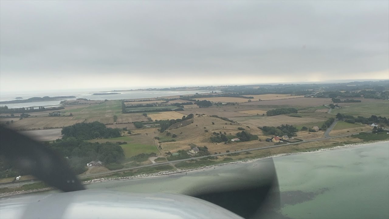 Anflug auf Samsö (EKSS), Dänemark