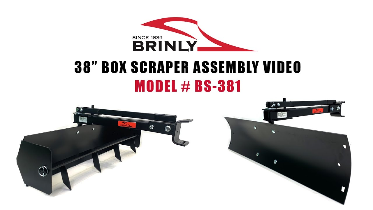 How to Assemble the Brinly 38