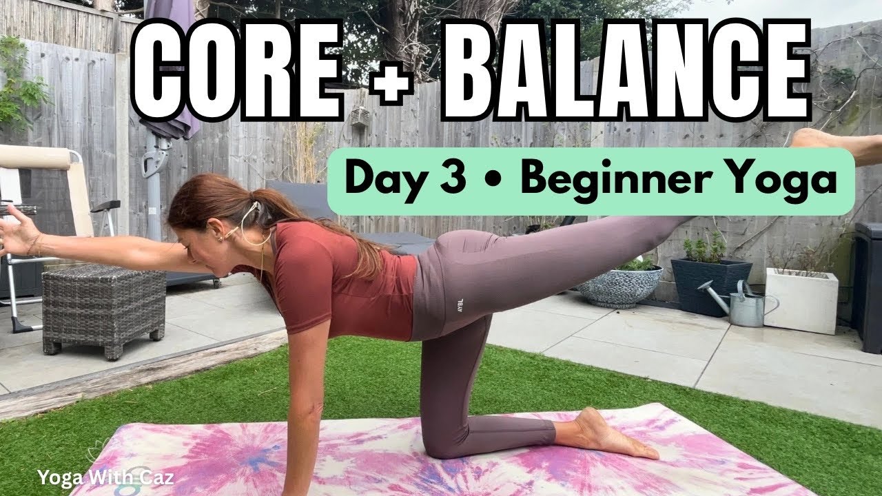 Core + Balance Yoga for Beginners | Day 3 – Beginner Morning Yoga Challenge
