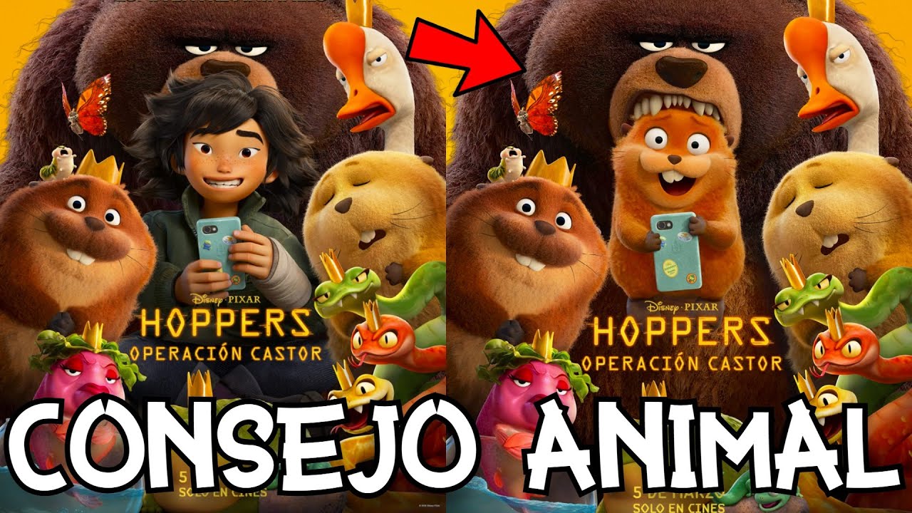 ANIMALES VS HUMANOS en el NUEVO TRAILER de HOPPERS: OPERACI&Oacute;N CASTOR - AN&Aacute;LISIS PIXAR y TODO Sobre