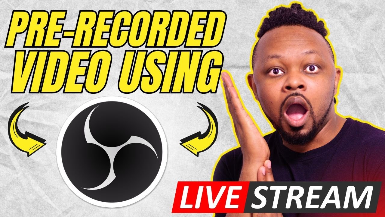 Прямая трансляция предварительно записанного видео с помощью OBS на YouTube или Facebook