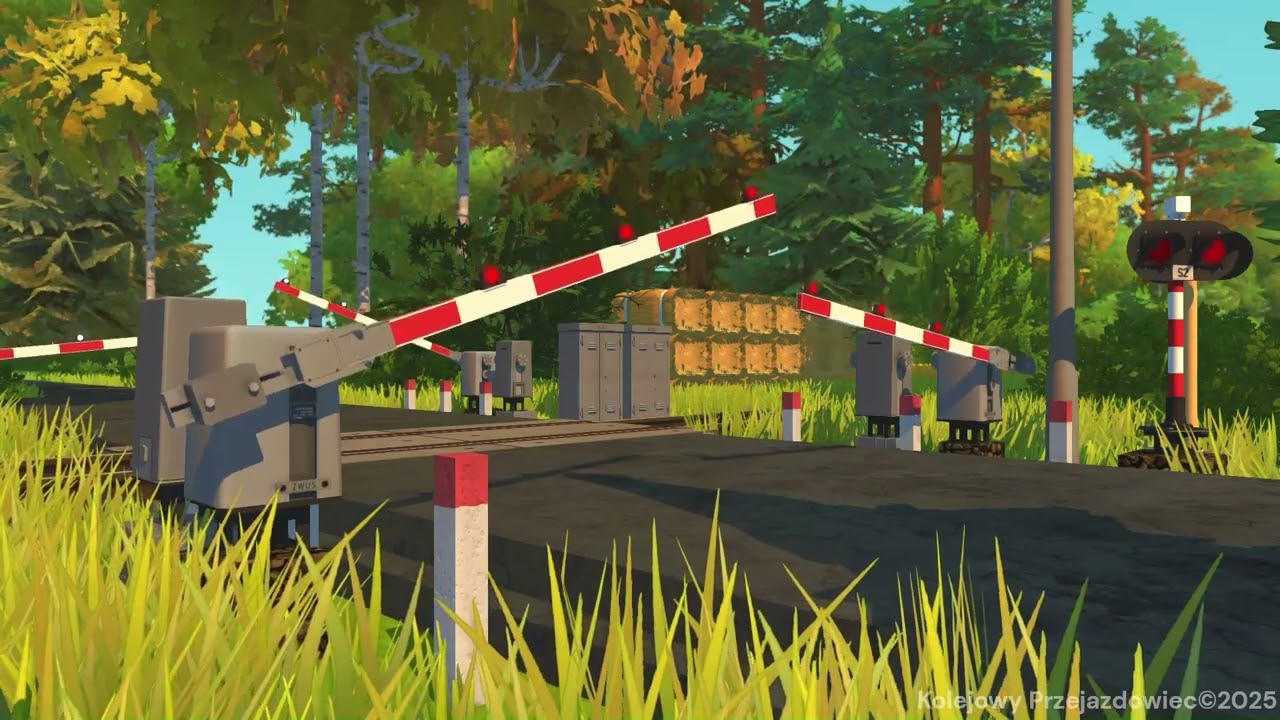 Przejazd kolejowy Ogródzice przed modernizacją