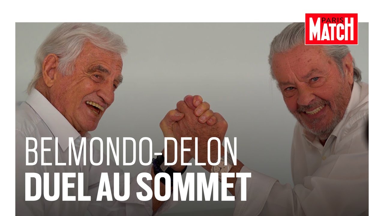 BELMONDO-DELON : Duel au sommet pour Paris Match