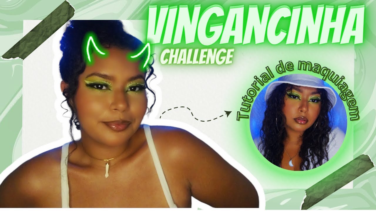 Vingancinha Challenge (Tutorial de Maquiagem) #maquiagem #make #makeup #tutorial #inaebru