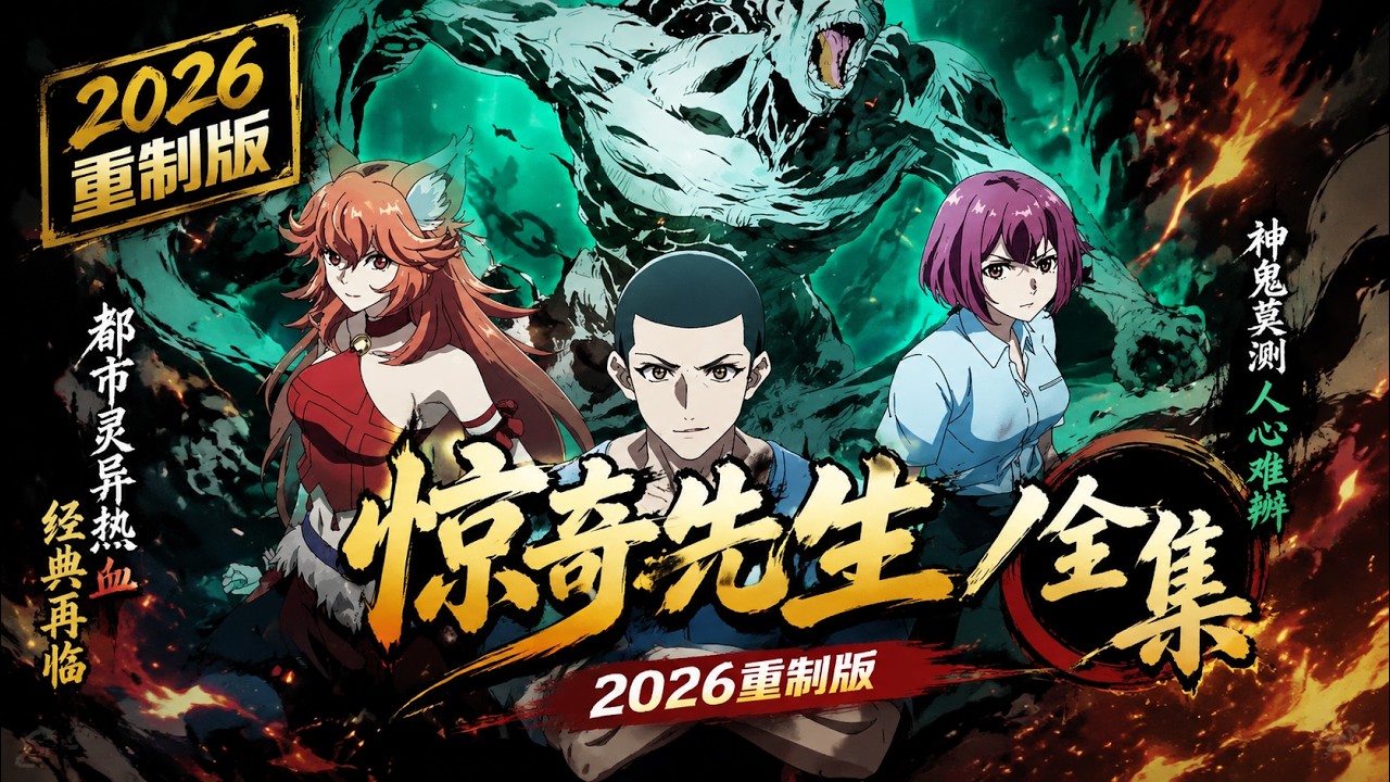 🧟 全网独家！ 重温经典 《中国惊奇先生》重制版！当现代都市妖魔横行，道门最后传人一人镇百鬼！Chinese Thriller