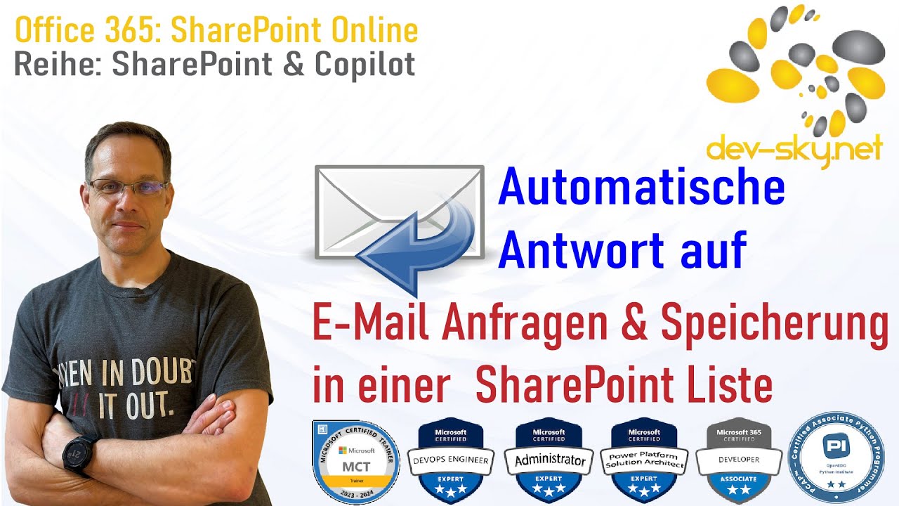 Copilot & SharePoint .::. Automatische Antwort auf E-Mail anfragen