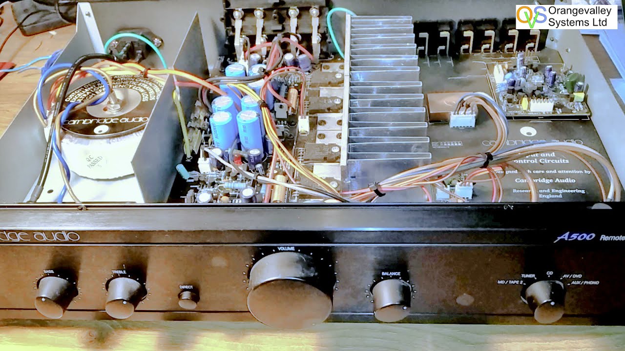 Repairing a Cambridge Audio A500 Amplifier that won't Switch On
