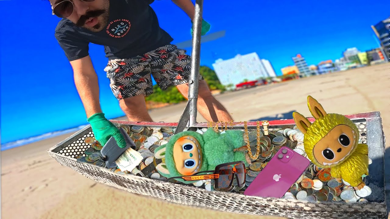 I found very RARE things buried on the beach