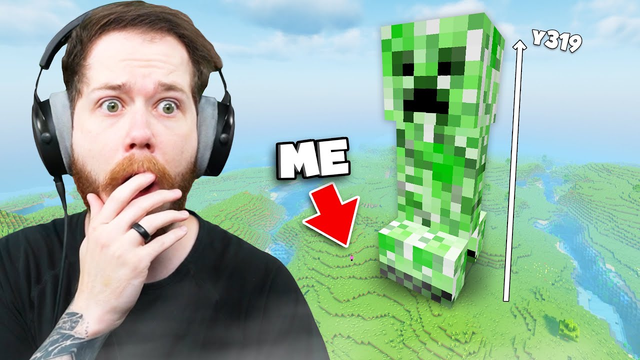 Minecraft, но убийство мобов делает их БОЛЬШЕ!