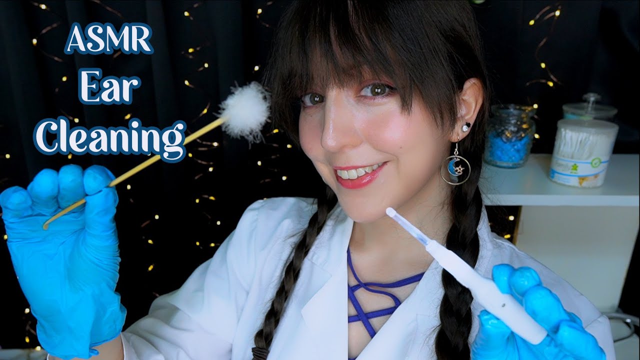 ⭐ASMR [Sub] Relaxing Ear Cleaning, Doctor Roleplay (Soft Spoken)