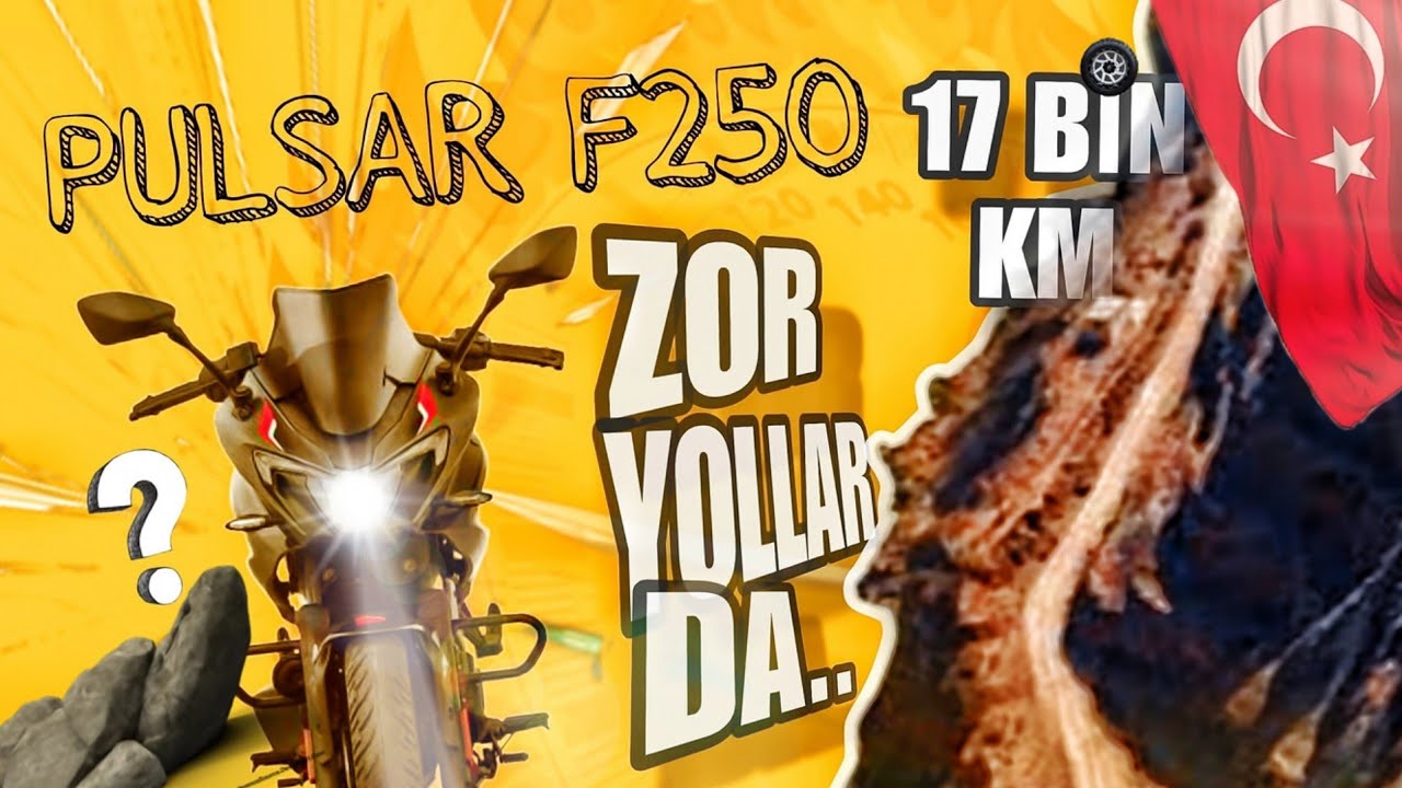 BAJAJ PULSAR F250  EXDREM UZUN YOL, NE KADAR DAYANIKLI ?  MOTOSİKLET  TEST SÜRÜŞÜ #bajaj