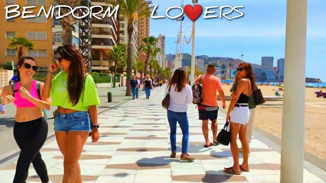 BENIDORM 4K ❤️ SUNNY LEVANTE BEACH MAY 2022 SPAIN 🇪🇦