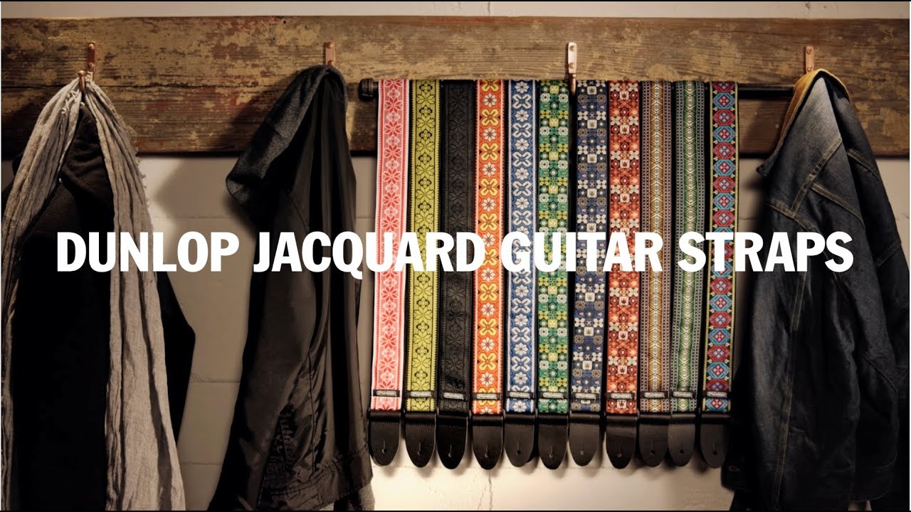 Introducing Dunlop Jacquard Guitar Straps