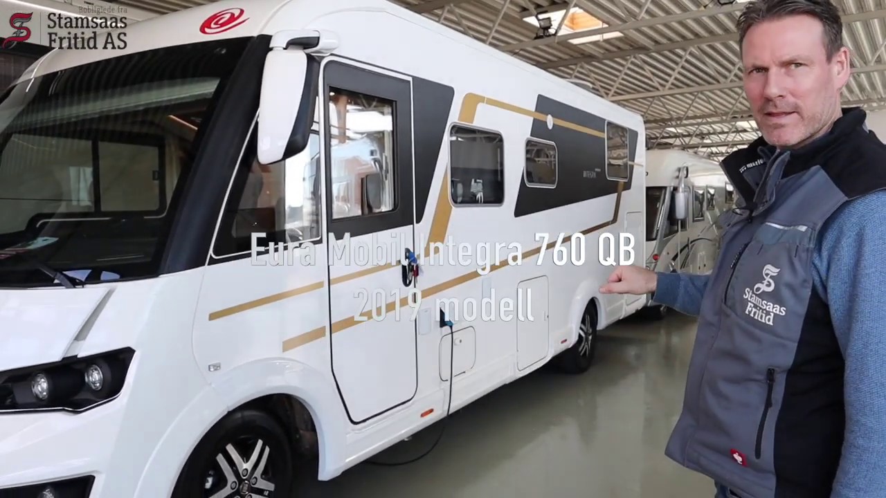 Hvordan bruke bobil? Eura Mobil Integra 760 QB - 2019 modell presentert av Stamsaas Fritid