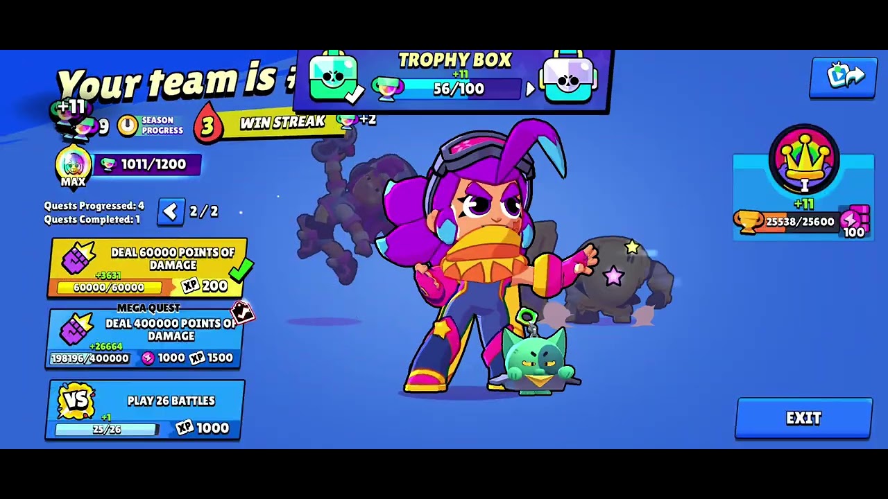 Brawl stars.I was going to lose...