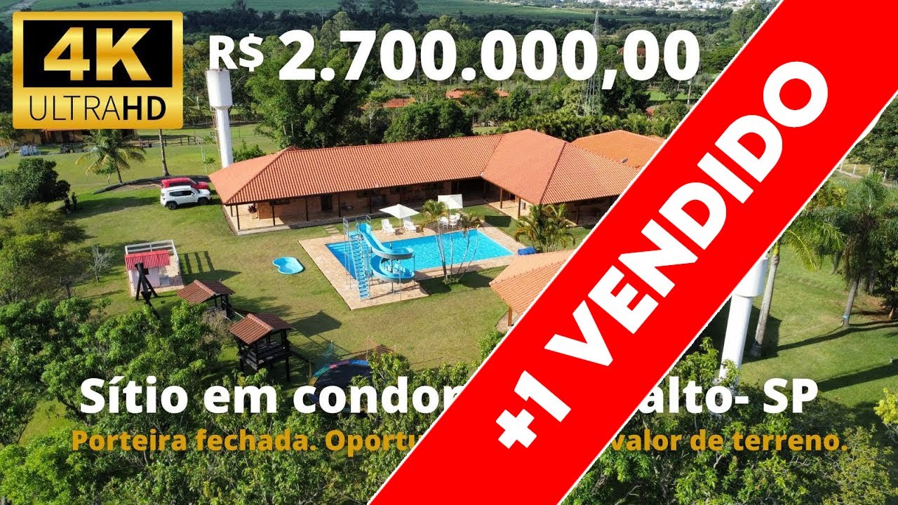Sitio em Condomínio Fechado, SALTO/SP - OPORTUNIDADE!!!