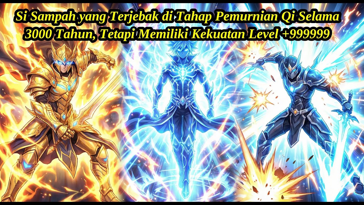 (50 JAM) Si Sampah Terjebak 3000 Tahun di Pemurnian Qi, Tapi Kekuatan +999999 - | Ringkasan Komik
