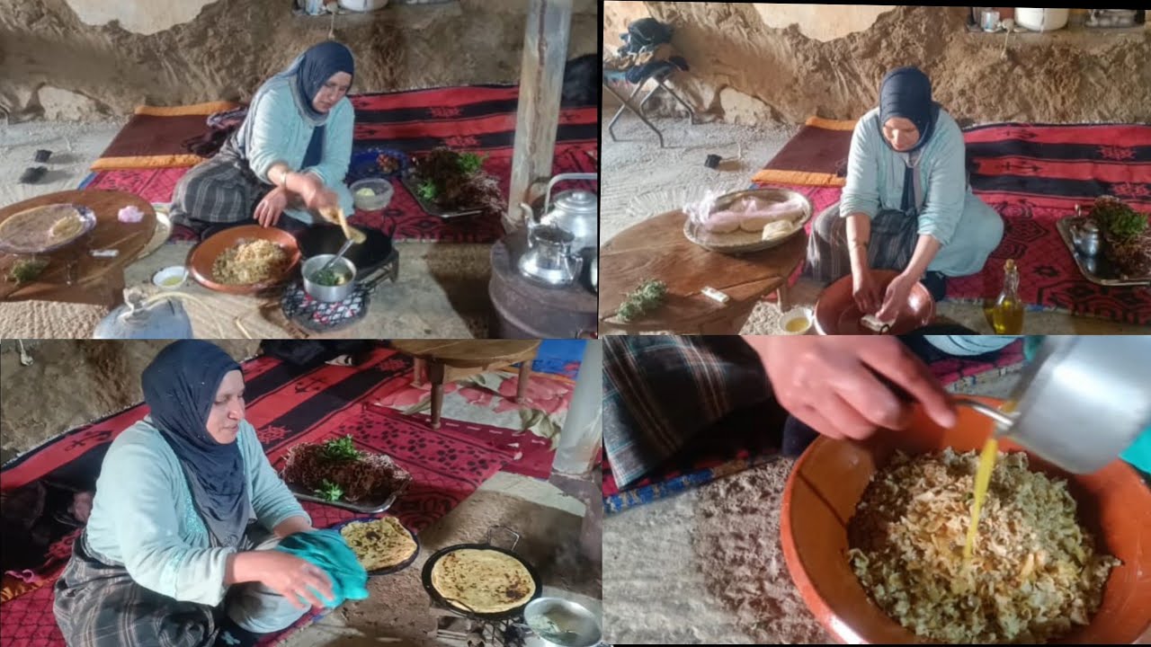 اول فطور لية فدار فالبادية🥰 أجواء البادية وطبيعة الخلابة فرمضان 🌛