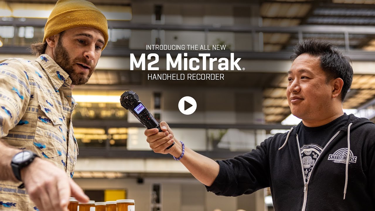 Представляем Zoom M2 MicTrak: 32-битный портативный диктофон с плавающей запятой.