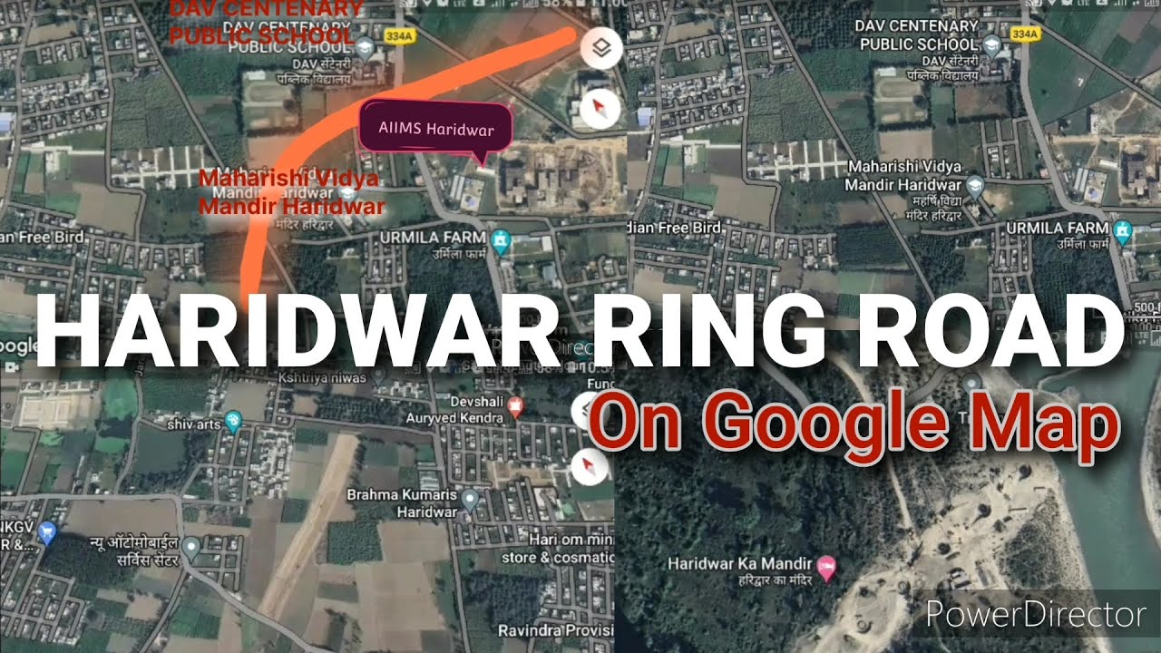 Google Satellite Map|| Haridwar Ring Road #nhai #eVyam #electric