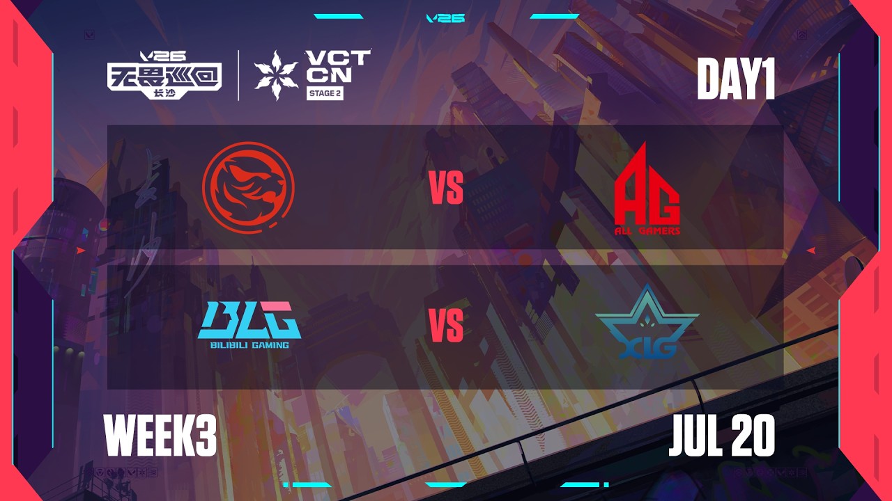 TEC vs AG - BLG vs XLG - Week 3 Day 1 - 2026 VCT CN Stage 2 @ Changsha
