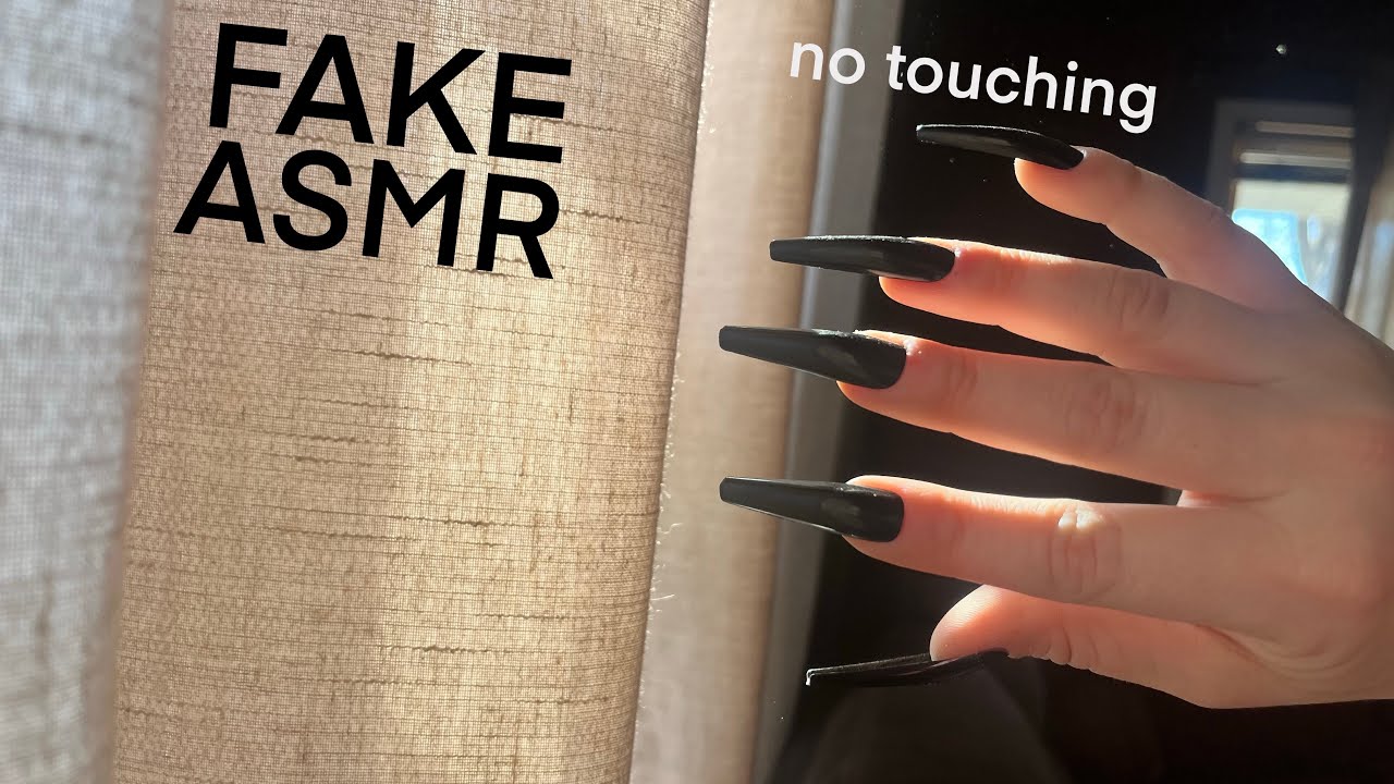 FAKE ASMR 🤬 Invisible Triggers (Tapping & Scratching)