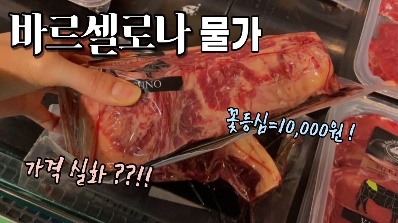 바르셀로나 장보기 🇪🇸 싸도 너무 싸다👏🏻👏🏻 외식을 안하는 이유!