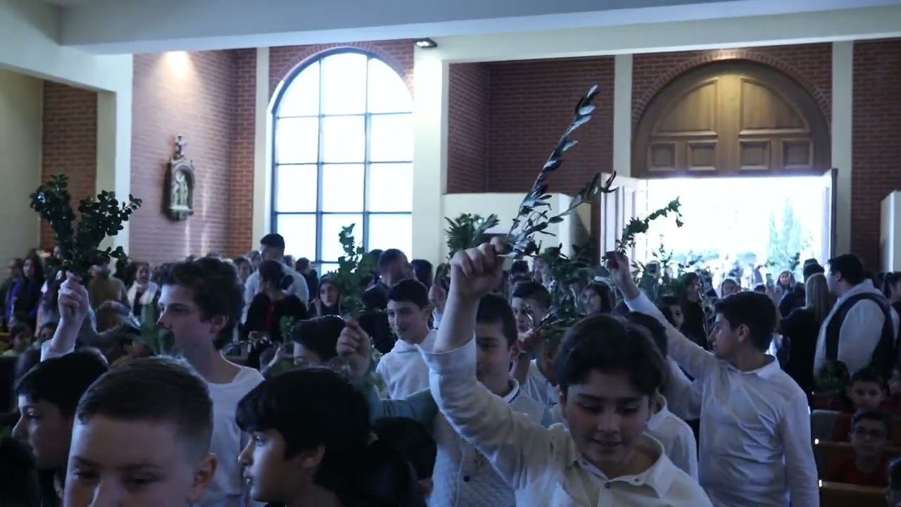 Messe des Rameaux - Enfants du catéchisme (Eglise Saint-Thomas)