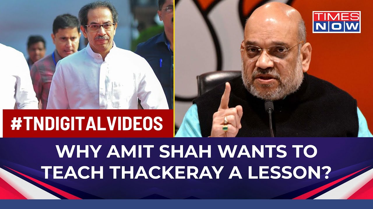Amit Shah Says Thackeray Must Be “Taught A Lesson” After Sena Accuses BJP Of Dividing Marathis