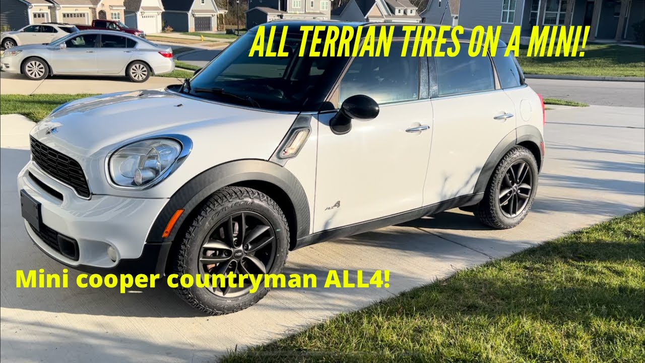 2012 Mini Cooper Countryman S All4 gets all terrain tires!