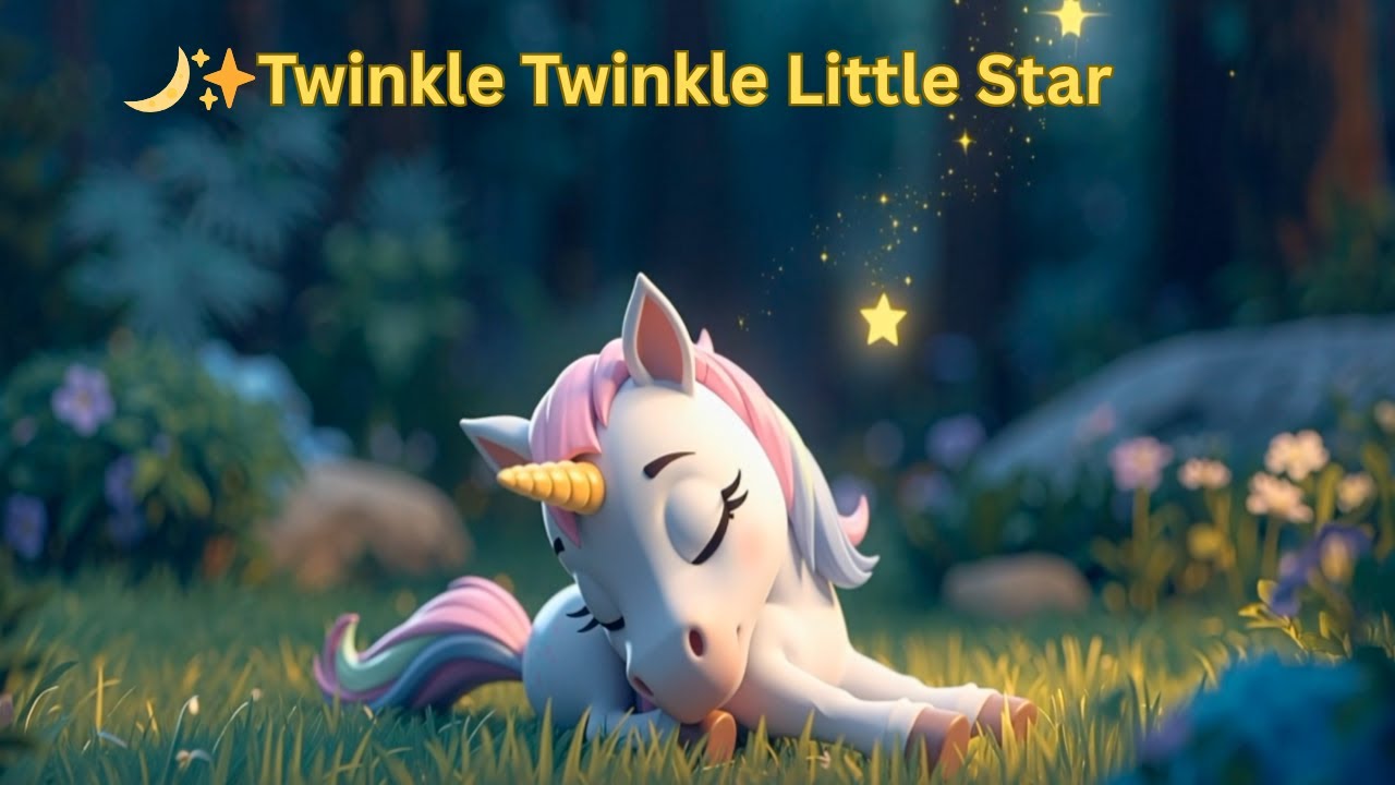 🌙✨ Twinkle Twinkle Little Star | Bedtime Lullaby Video for Kids to Sleep
