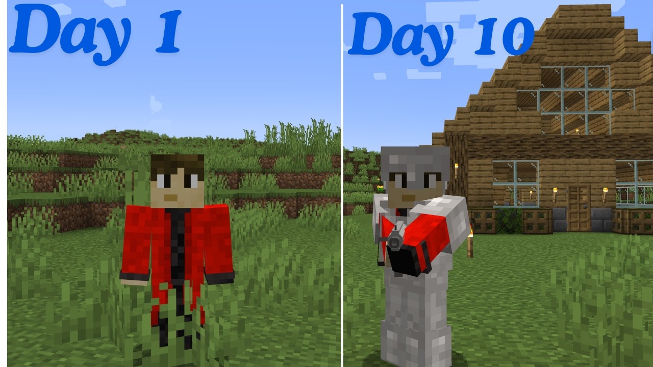 Days 6-10 Adding One Mod Every 5 Days For 100 Days In Minecraft