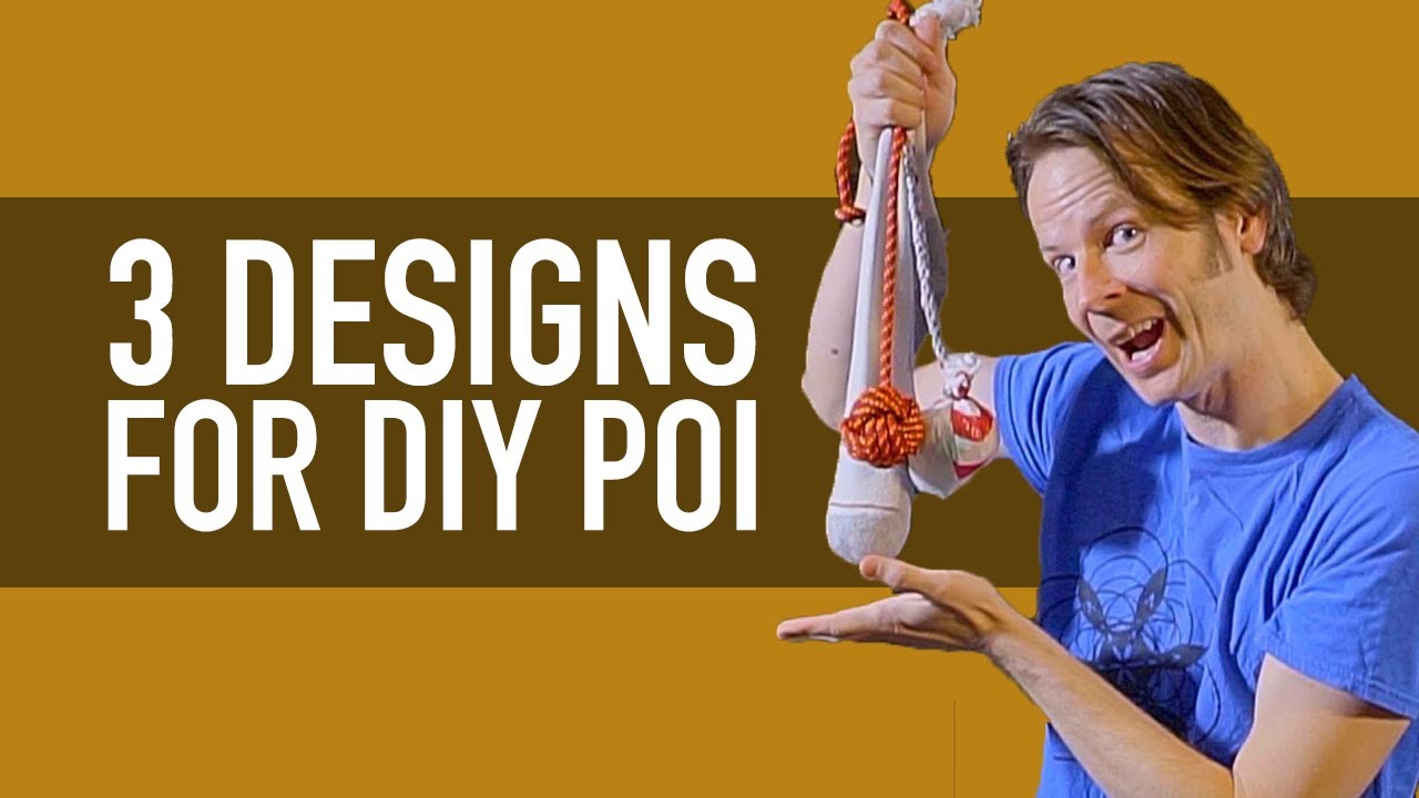 Poi Tutorial: 3 Designs for DIY Poi (COVID-19 lockdown vlog)