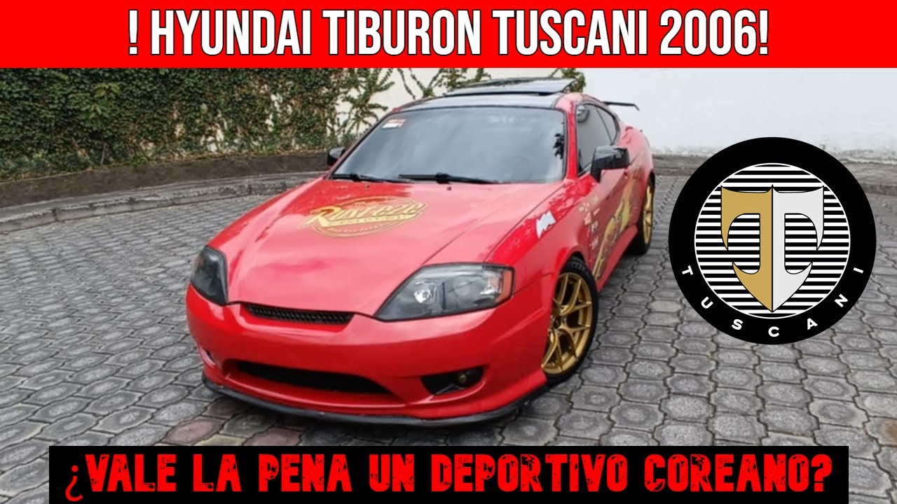 Review Hyundai Tiburón Tuscani 2006! !Este Deportivo tiene un Motor V6! (Aceite y Alcohol)