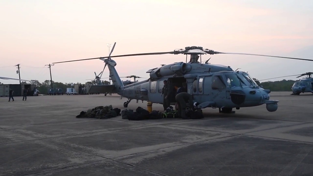 U.S. Navy Squadrons Transition Support of Hurricane Harvey Relief Efforts