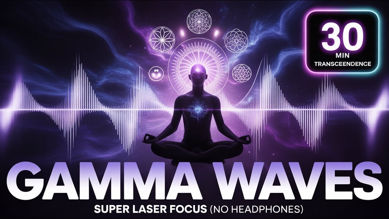THE GENIUS FREQUENCY 🧠 | 40 Hz Gamma Isochronic Tones (Super Focus)