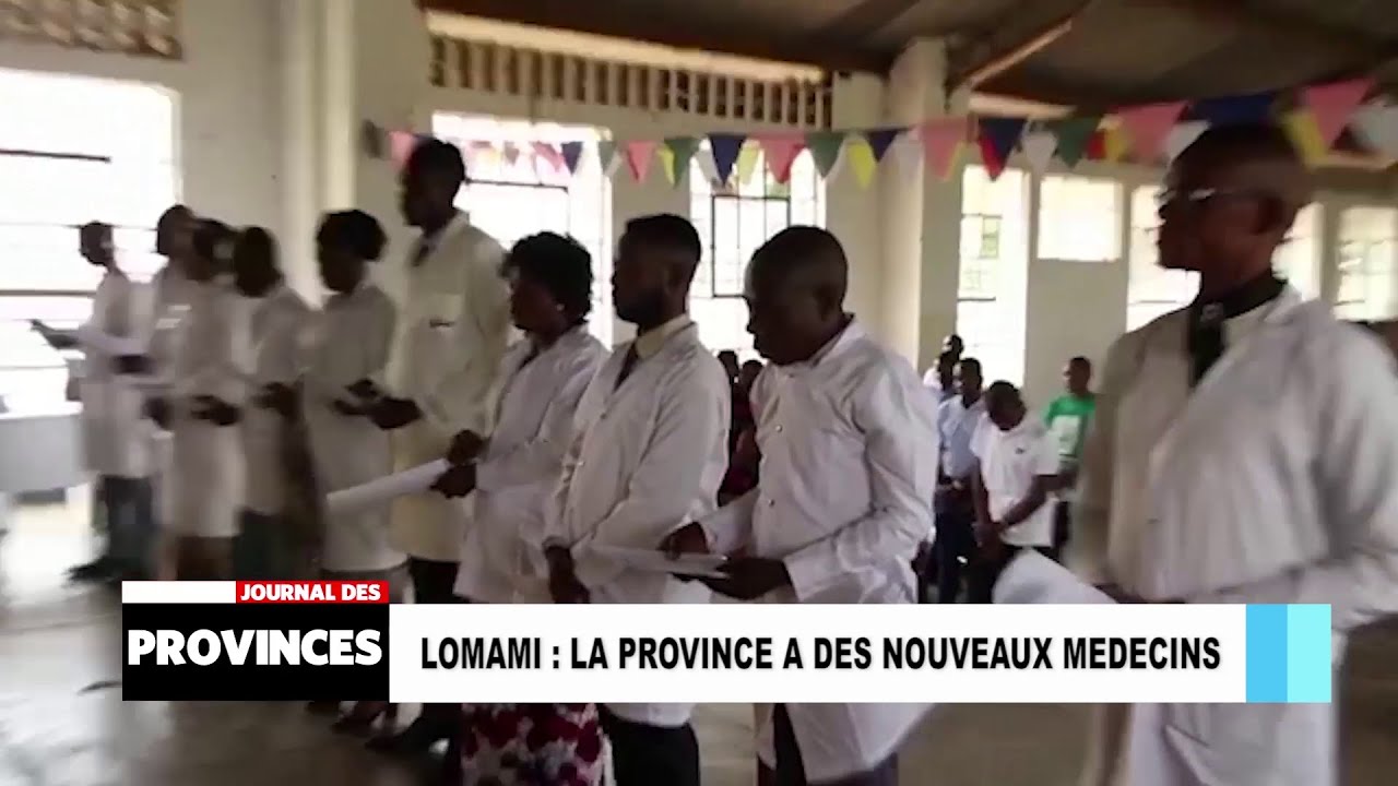 Lomami: La province a de nouveaux médecins