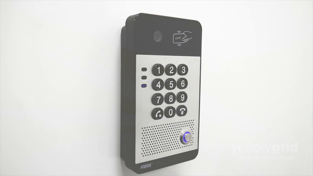 How to setup a Fanvil i30s door phone