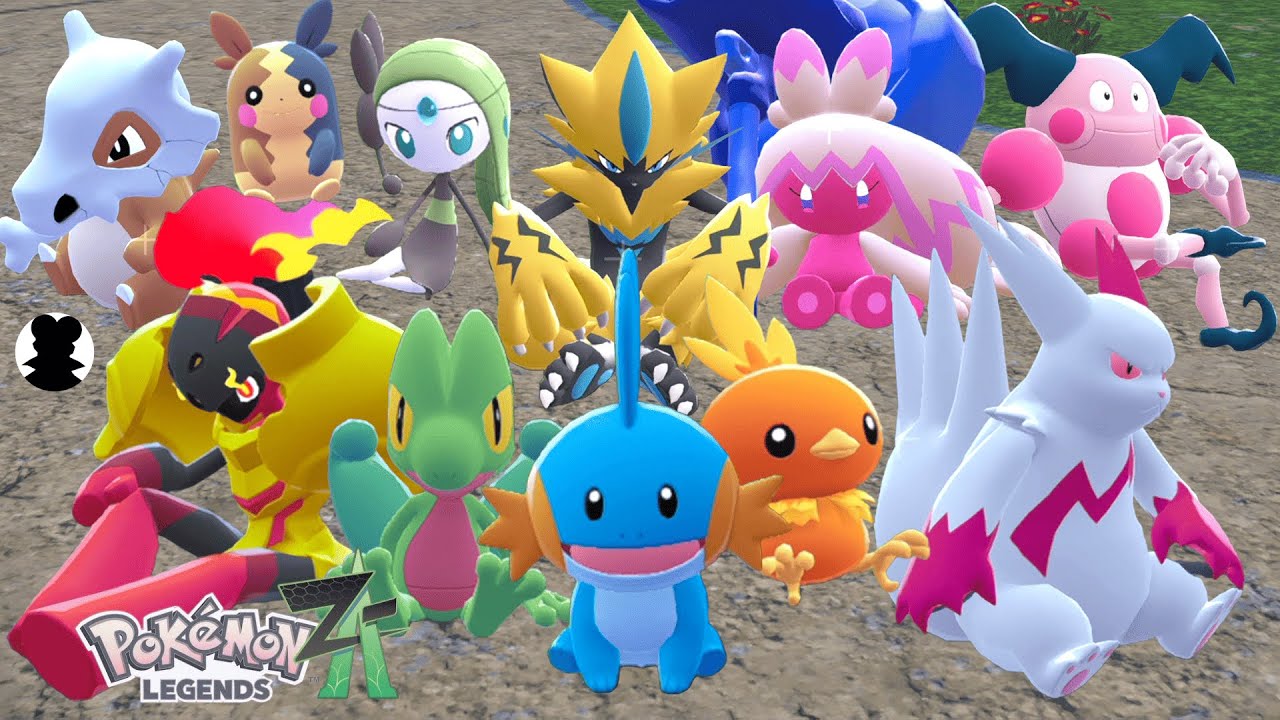【M次元ラッシュ】全追加ポケモンのかわいいすぎる「おすわり」モーションまとめ！【ポケモンZA DLC】