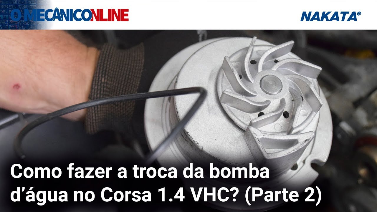 Como trocar a bomba d'água do Corsa 1.4 VHC? (Parte 2)