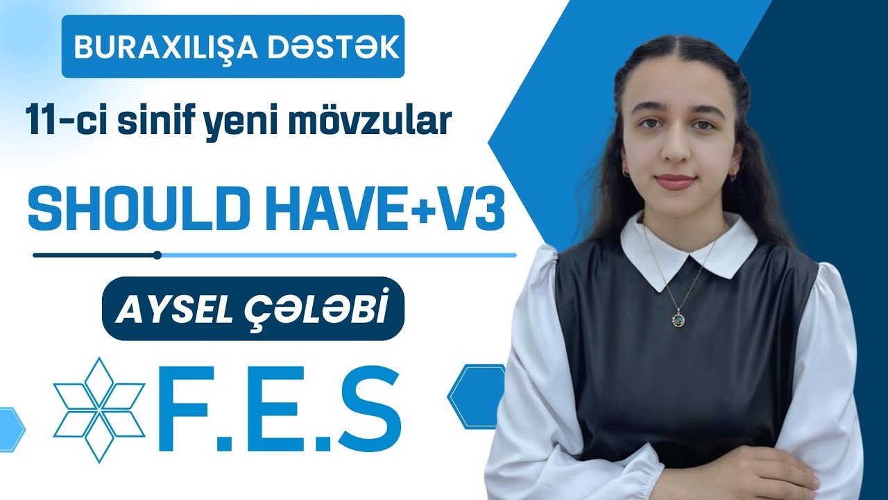 SHOULD HAVE+V3 | İNGİLİS DİLİ | AYSEL ÇƏLƏBİ | FES ACADEMY 077-598-38-00 