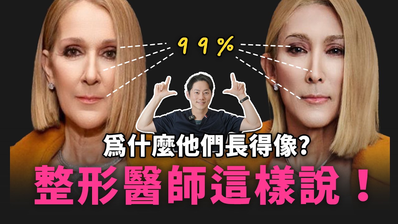 撞臉藝人大集合！為什麼他們長那麼像？從夏于喬、宋芸樺到潘若迪、席琳狄翁！醫師專業解析撞臉公式