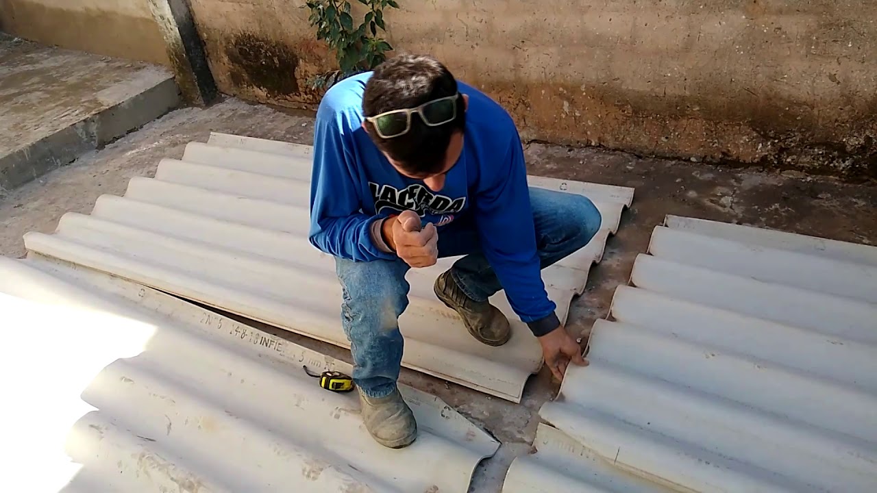 TELHA ETERNIT TEM QUE CORTAR NA EMENDA