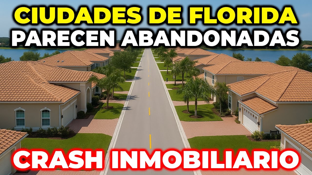 10 Ciudades de Florida que se están transformando en PUEBLOS FANTASMA – Colapso inmobiliario en 2025