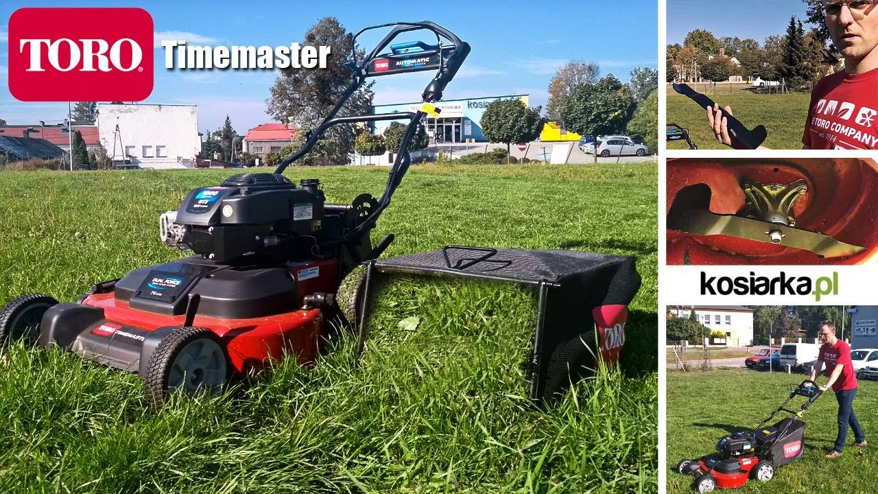 Kosiarka dwunożowa TORO Timemaster - B&S 1000 223cc, rozrusznik elektryczny i nowy typ noży !